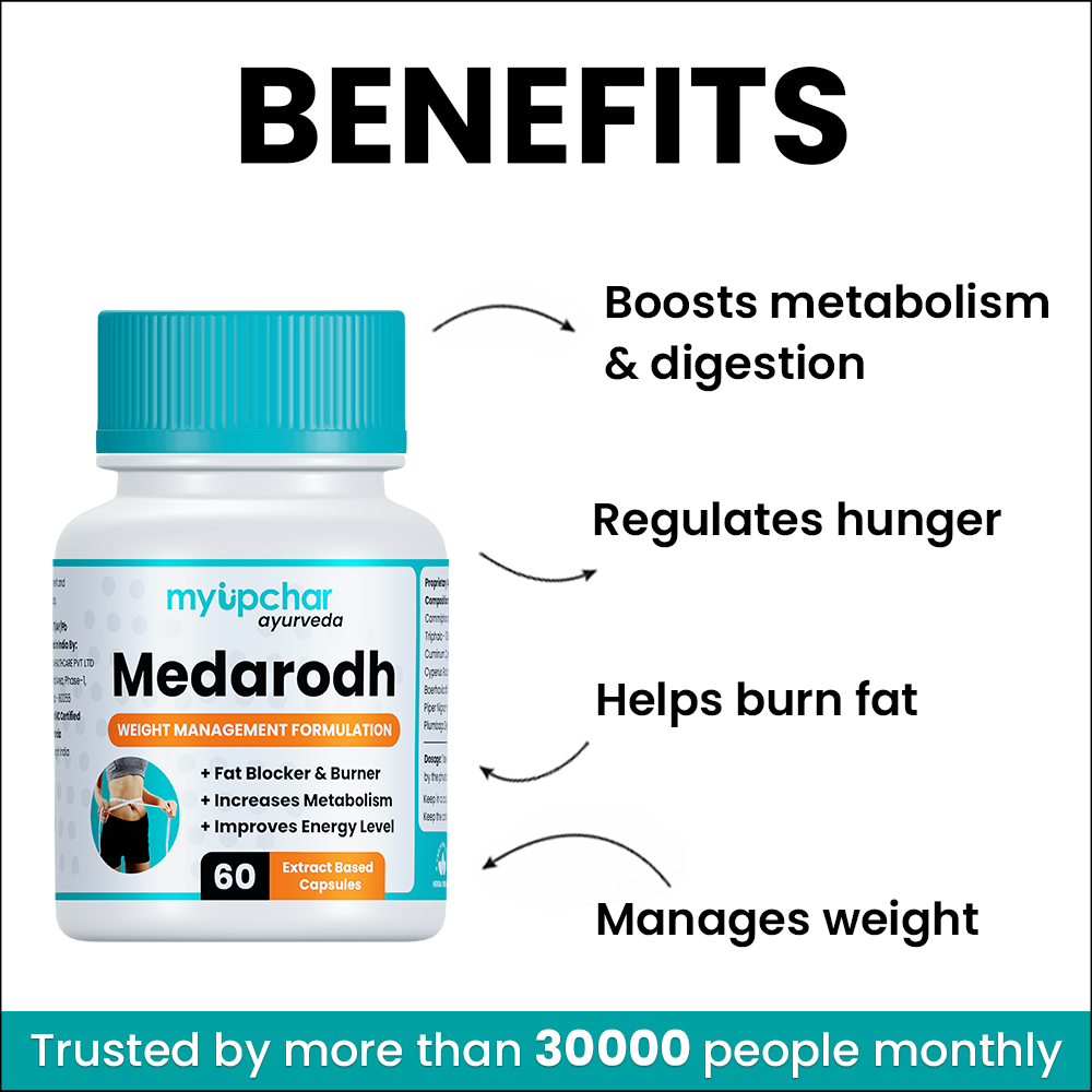 Medarodh Weight Loss Tablets by myUpchar Ayurveda
