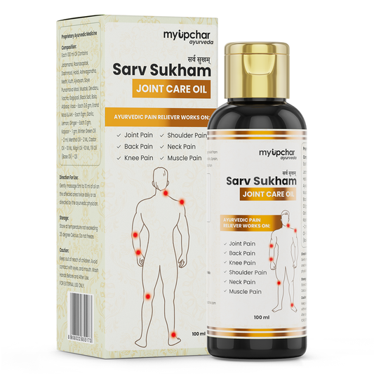 Sarv Sukham Pain Relief Oil, Instant Relief from joint, Knee, Neck, Back, Shoulder and Muscle Pain